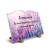 Plaque funéraire lavande-au-soleil 24 Plaquedeces.fr